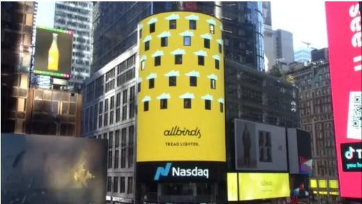 上市首日暴涨 Allbirds市值逾41亿美元