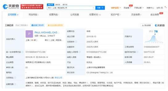 将加快中国市场扩张?天眼查显示加拿大鹅3年在中国成立12家分公司
