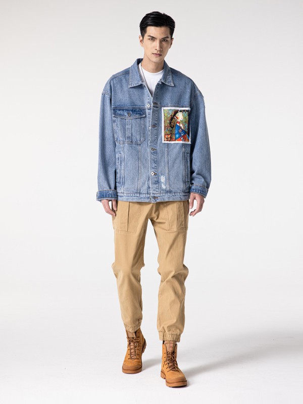 男生牛仔外套搭配什么裤子?牛仔外套里面怎么搭配?