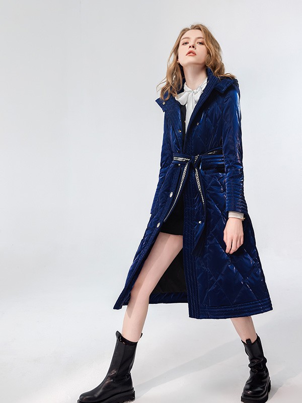 冬天穿棉服很臃肿?一条腰带提高你的腰线,更显瘦显高