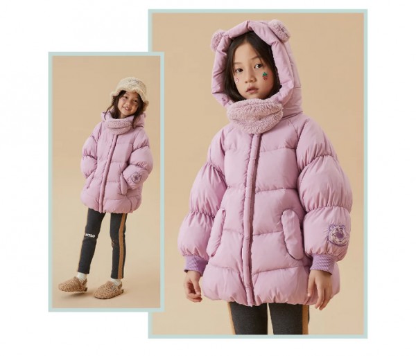拒绝沉闷的冬季，可爱又时尚的童装羽绒服，把可爱穿在身上！
