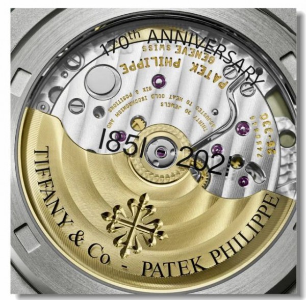 百达翡丽推出与Tiffany联名款鹦鹉螺