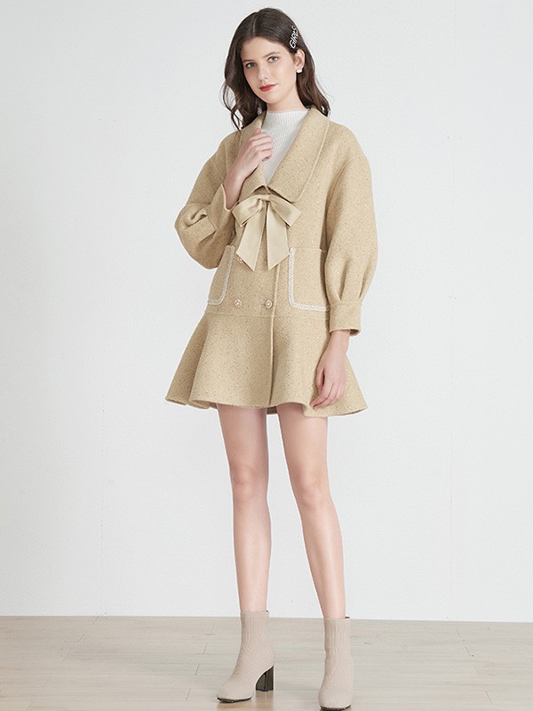 冬季可外穿的连衣裙怎么挑选  浅色系连衣裙适合冬季穿搭吗