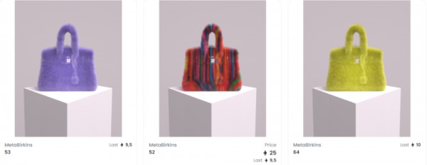 爱马仕指控美国NFT艺术家创作的“MetaBirkins” 虚拟手袋侵权