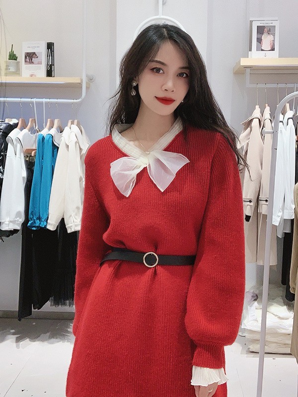 秋冬好看的红色毛衣要怎么选择适合自己的怎么搭配比较好