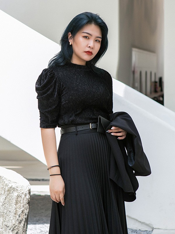 这家的衣服特别适合想要轻熟风的微胖女生哦显瘦又气质