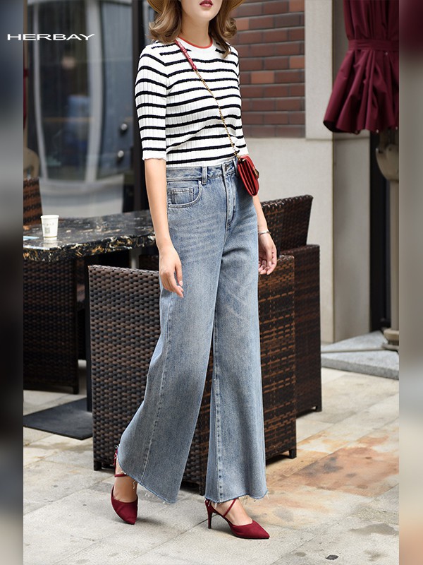 开叉裤,阔腿裤,喇叭裤,直筒裤.....到底哪种裤型最显瘦?