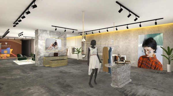 Vesper Lynd女装重庆步行街300平旗舰店即将开业!预祝开业大吉!