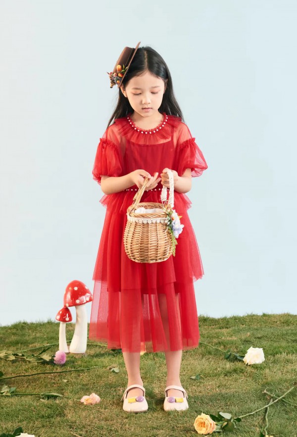 ULLU童装车厘子红&天空蓝 “pong~“红蓝CP出道