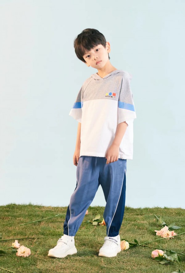 ULLU童装车厘子红&天空蓝 “pong~“红蓝CP出道