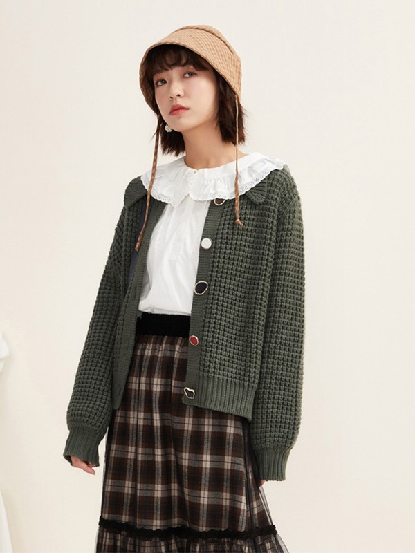 文艺优雅的针织衫外套你入手了吗?针织衫怎么穿更好看?