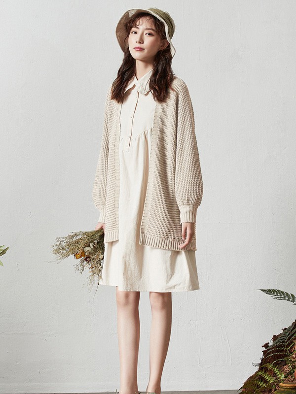 文艺优雅的针织衫外套你入手了吗?针织衫怎么穿更好看?