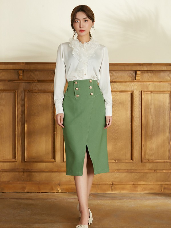 清新优雅的职场穿搭你get了吗?美诗缇女装打造干练“女王”