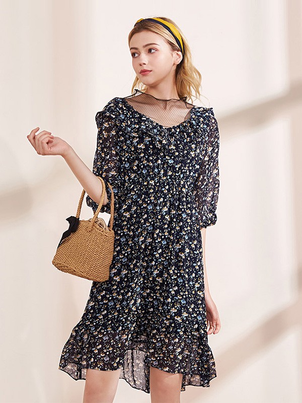 春夏碎花连衣裙怎么挑选呢?阿依莲女装给你选择