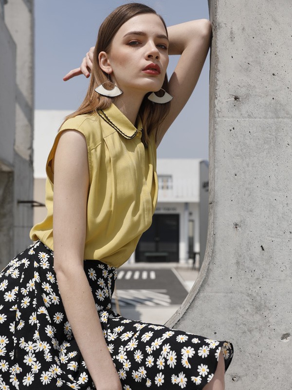 碎花半身裙怎么搭?吉米赛欧来教你搭配技巧