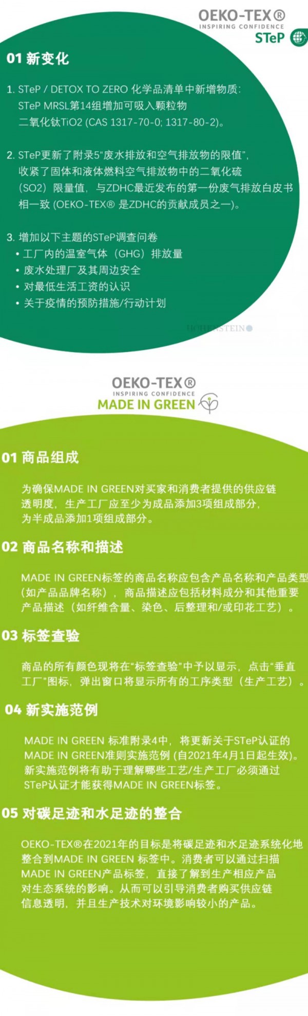 OEKO-TEX®2021年新规4月1日起正式生效