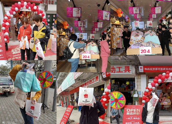 热烈祝贺都市新感觉河南两家加盟店盛大开业!