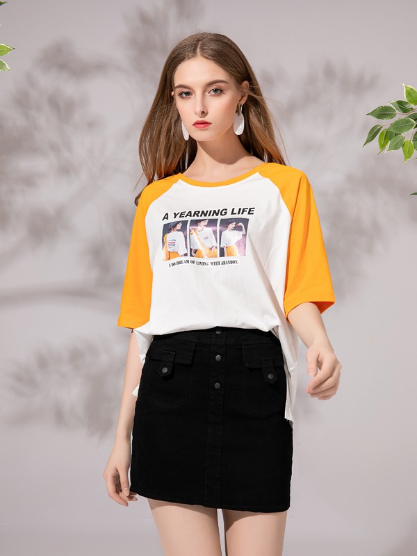 夏季上衣怎么搭配才好看 印花上衣和黄白上衣哪款适合你