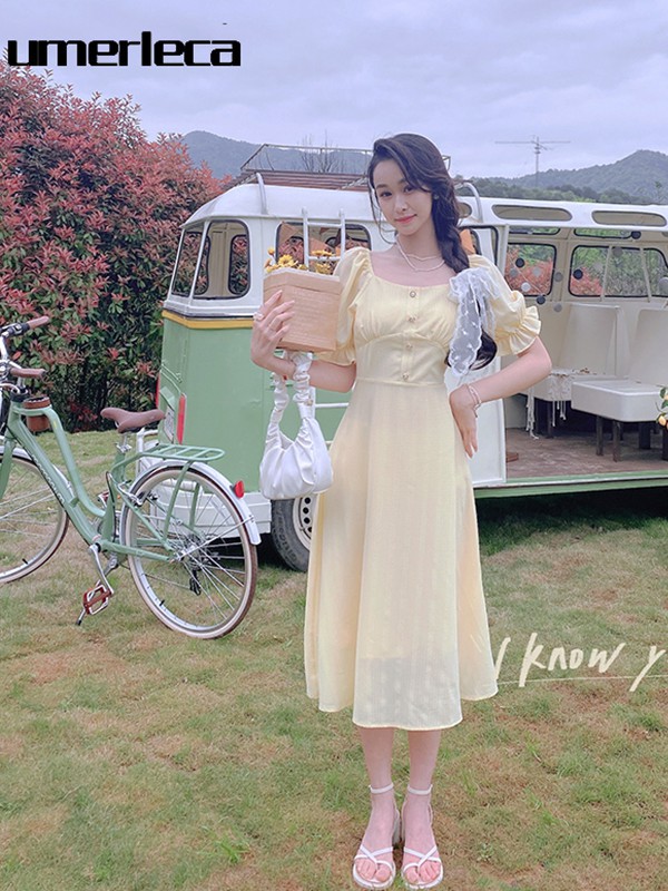 浪漫法式连衣裙更适合这个夏天