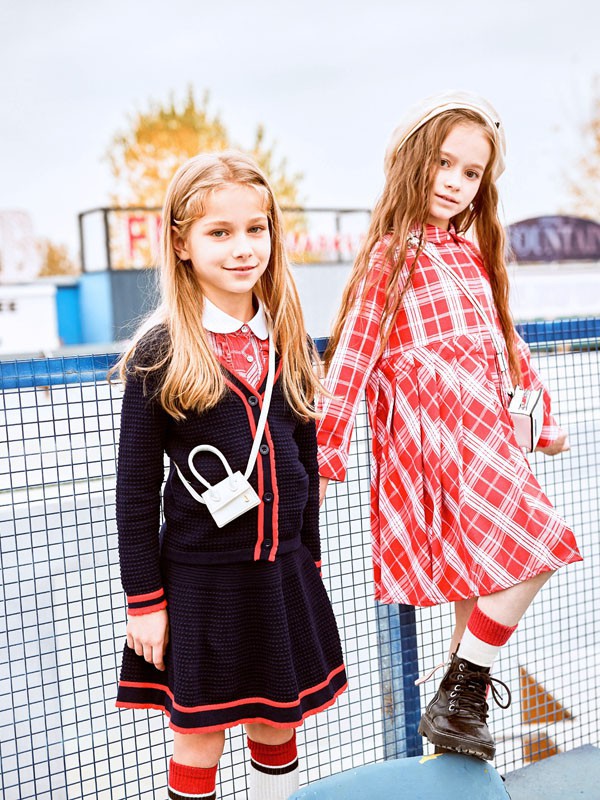 格子系列的服装怎么挑选 孩子怎么搭配更好看