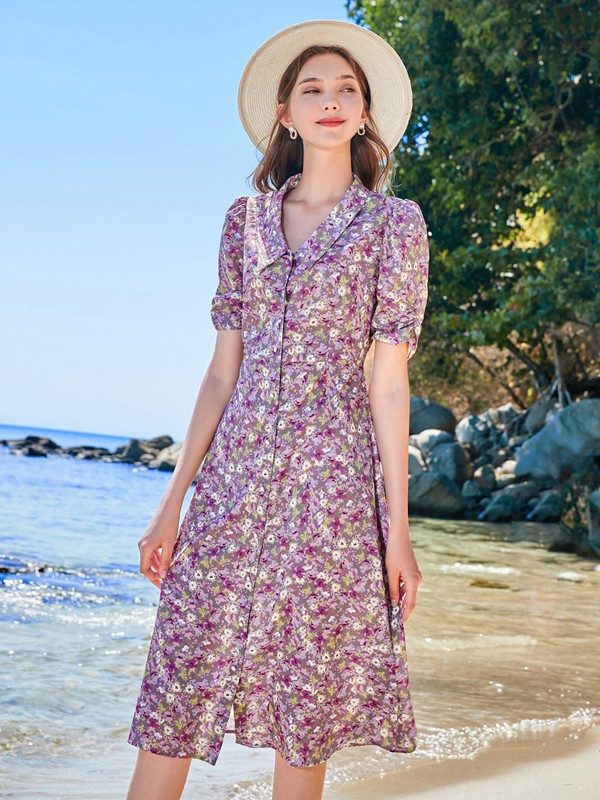 碎花雪纺裙怎么挑选 连衣裙怎么搭配更温柔