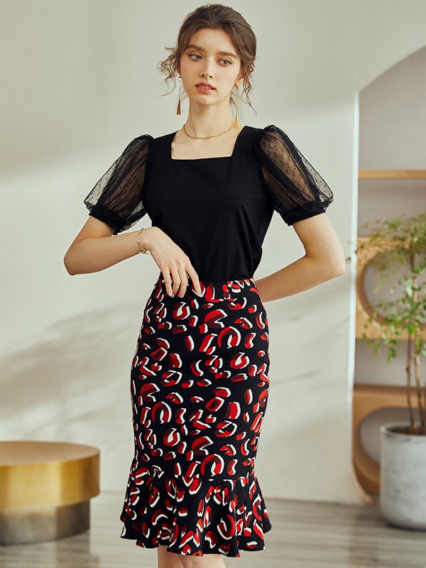 花苞裙怎么搭配更加好看?