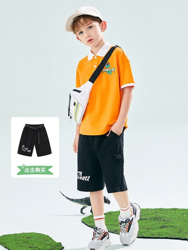 小男孩夏天适合穿上什么衣服 POLO衫&背心哪个更适合男孩