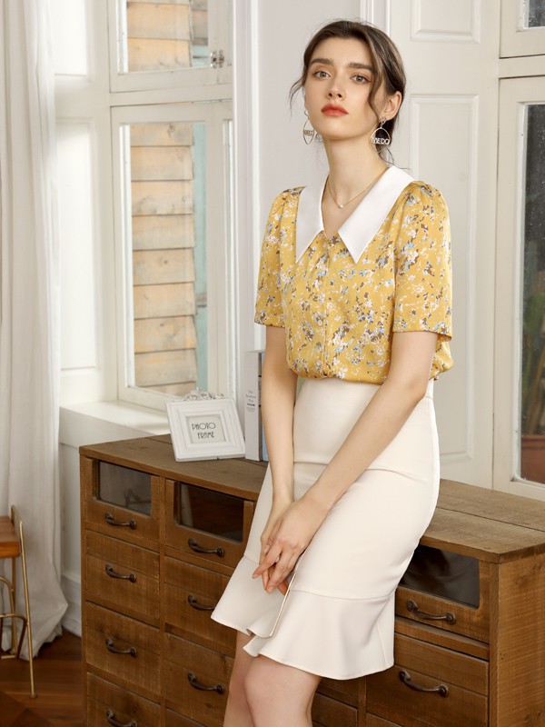 浅黄色适合上班穿吗  黄色要怎么搭配穿出职场感