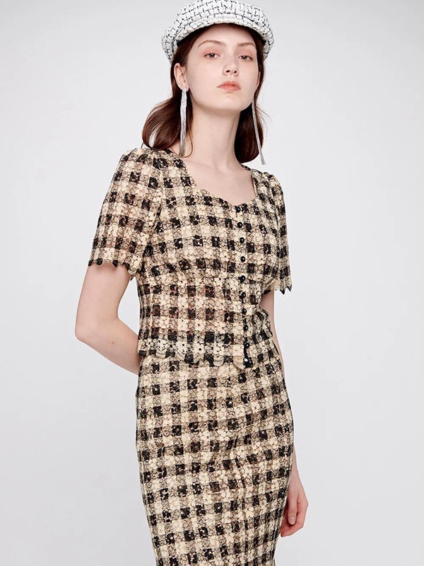 复古系列 格子服装什么款式更优雅