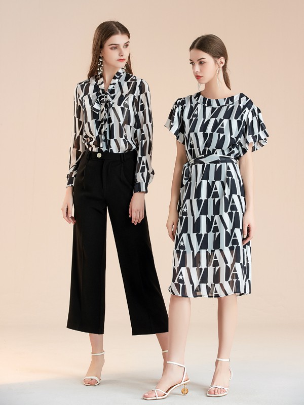 黑白服装怎么搭配,哪款连衣裙更好看