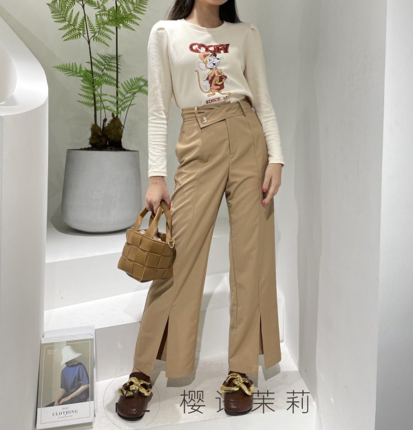 “爸爸西裤”又A又飒 时髦炸!!! | YYMOLI樱语茉莉