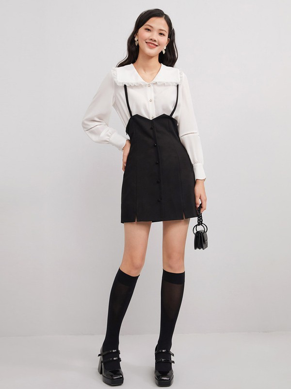 百褶裙搭配什么上衣好看?裙子长度到哪里更显高?