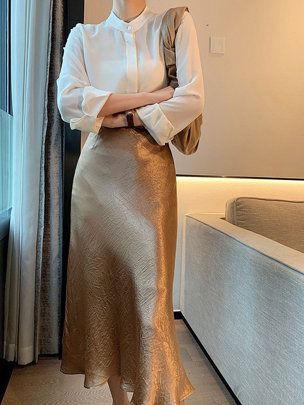 白色阔腿裤搭配什么上衣好看?职场女性日常上班穿搭