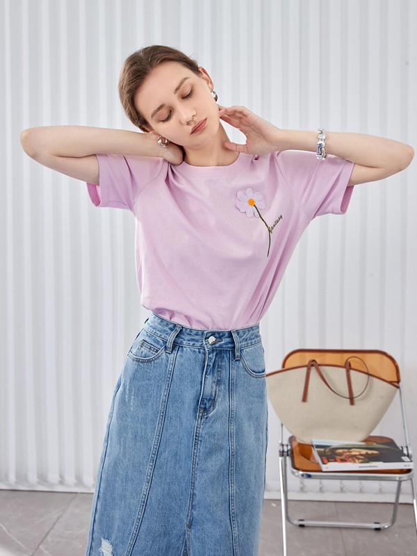 T恤如何搭配?日常简单通勤LOOK