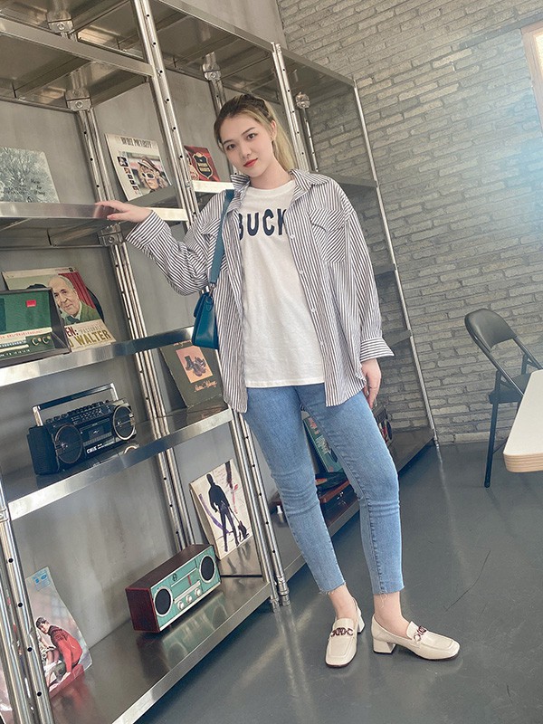 条纹衬衫外搭要怎么搭配? 秋天卫衣搭配指南