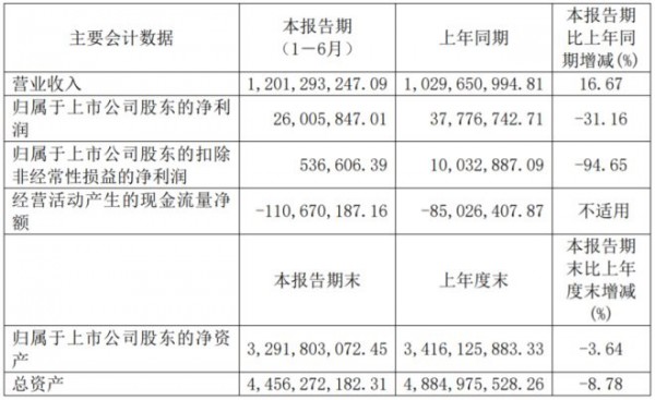 2021上半年营收12.01亿 红蜻蜓净利下滑31.16％