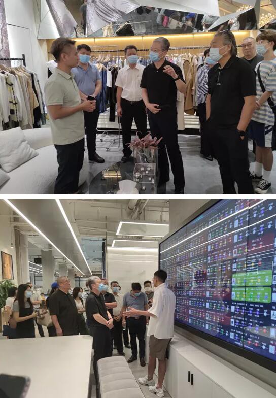 中国纺织工业联合会副会长夏令敏等领导莅临中大纺织商圈考察调研