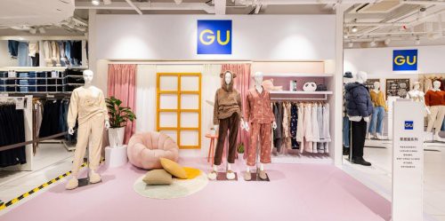 服装品牌GU极优21秋冬媒体预览会于淮海中路旗舰店盛大举行!