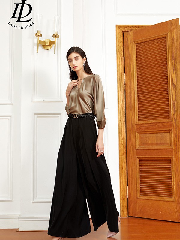 适合腿粗女生穿的阔腿裤穿搭 这几款上衣搭配更气质