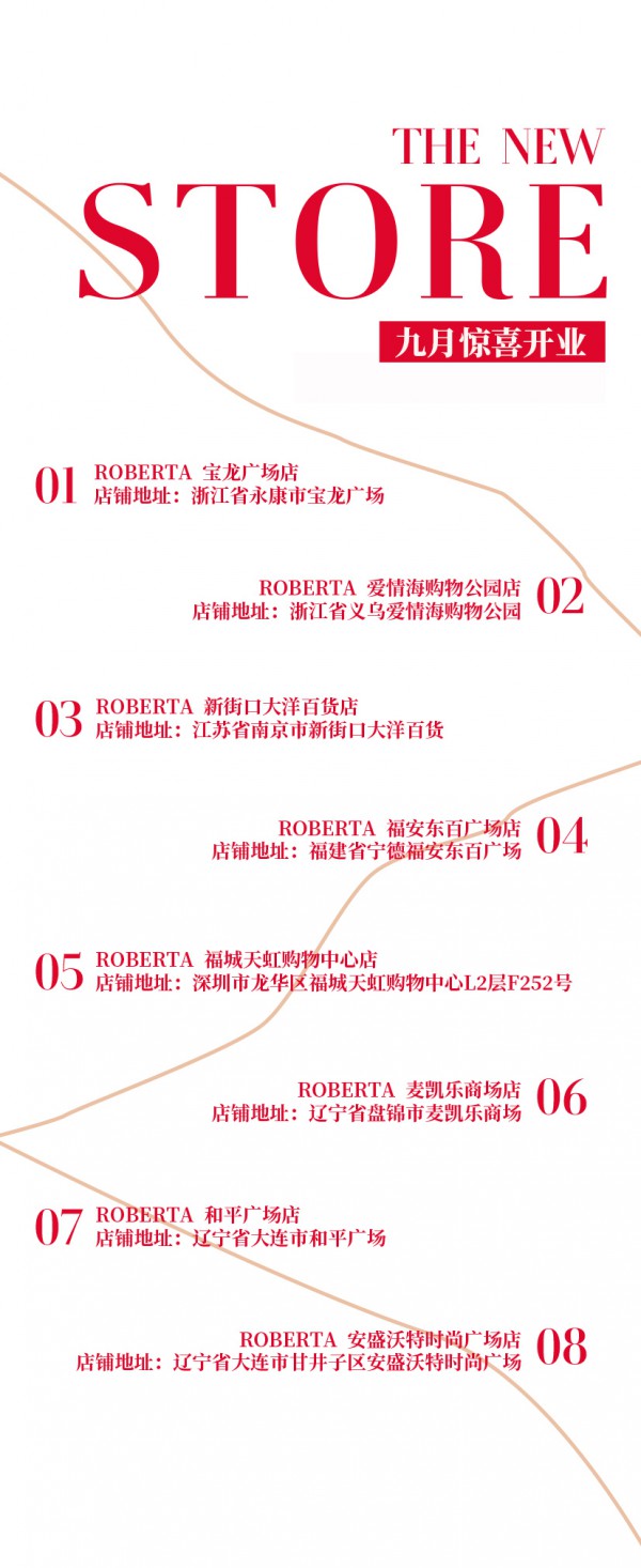 9月新店 | 诺贝达8店齐开,圆满期待!