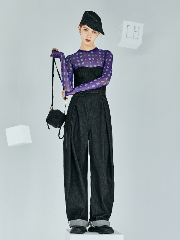 女孩子如何穿出个性风格?牛仔连体裤怎么搭配?