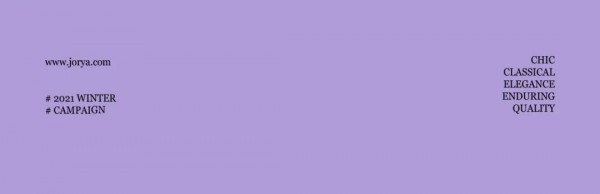 JORYA 2021冬季大片发布