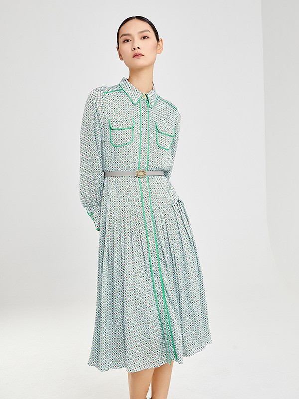 秋冬的高级感,一条连衣裙就够了!