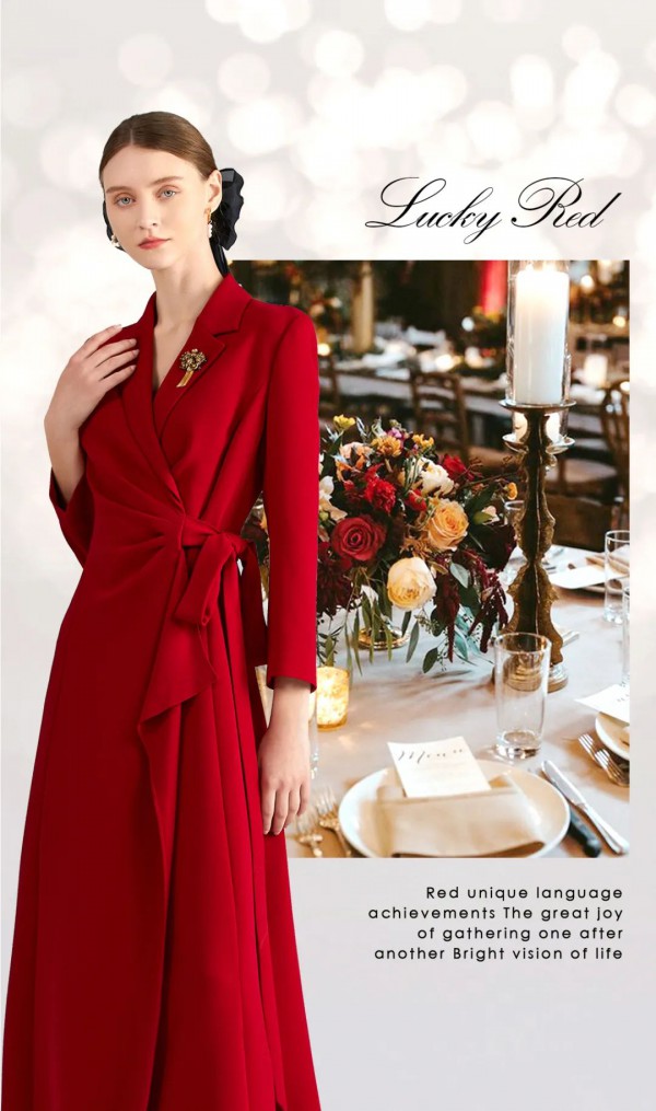 欧柏兰奴 | 中国红,典雅精致的浪漫表达