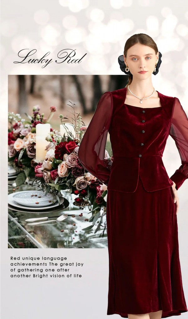 欧柏兰奴 | 中国红,典雅精致的浪漫表达