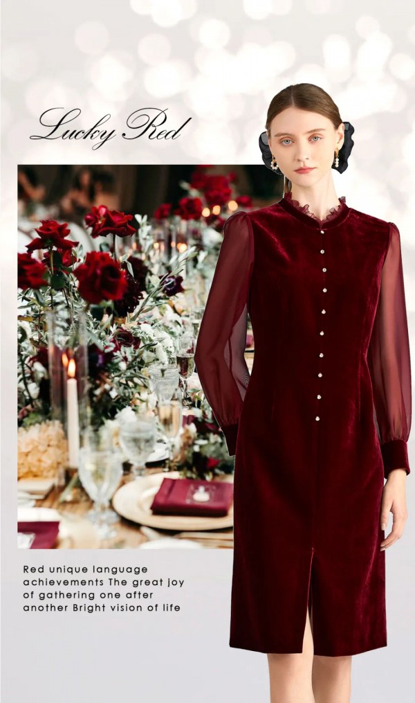 欧柏兰奴 | 中国红,典雅精致的浪漫表达