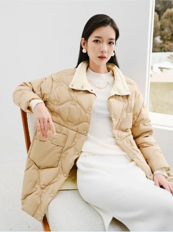 秋水伊人 | 超轻云朵羽绒服系列,冬天告别臃肿