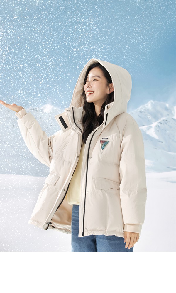 茵曼 | 魔法黑科技羽绒服,持续温暖