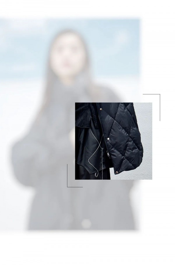 氏伽 | 菱形羽绒服,时髦不显臃肿