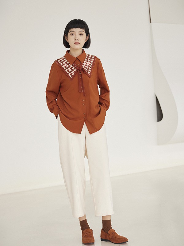 堓上女装 秋冬文艺穿搭示范 舒适又好看!